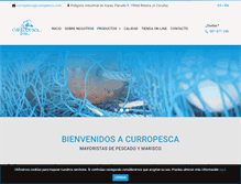 Tablet Screenshot of curropesca.com
